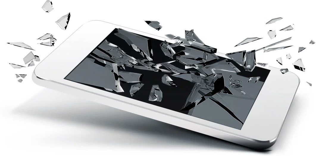 Shattered phone
